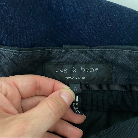 RAG & BONE Satin Waistband Contrast Stitch Jeans size 0 - Picture 8 of 13